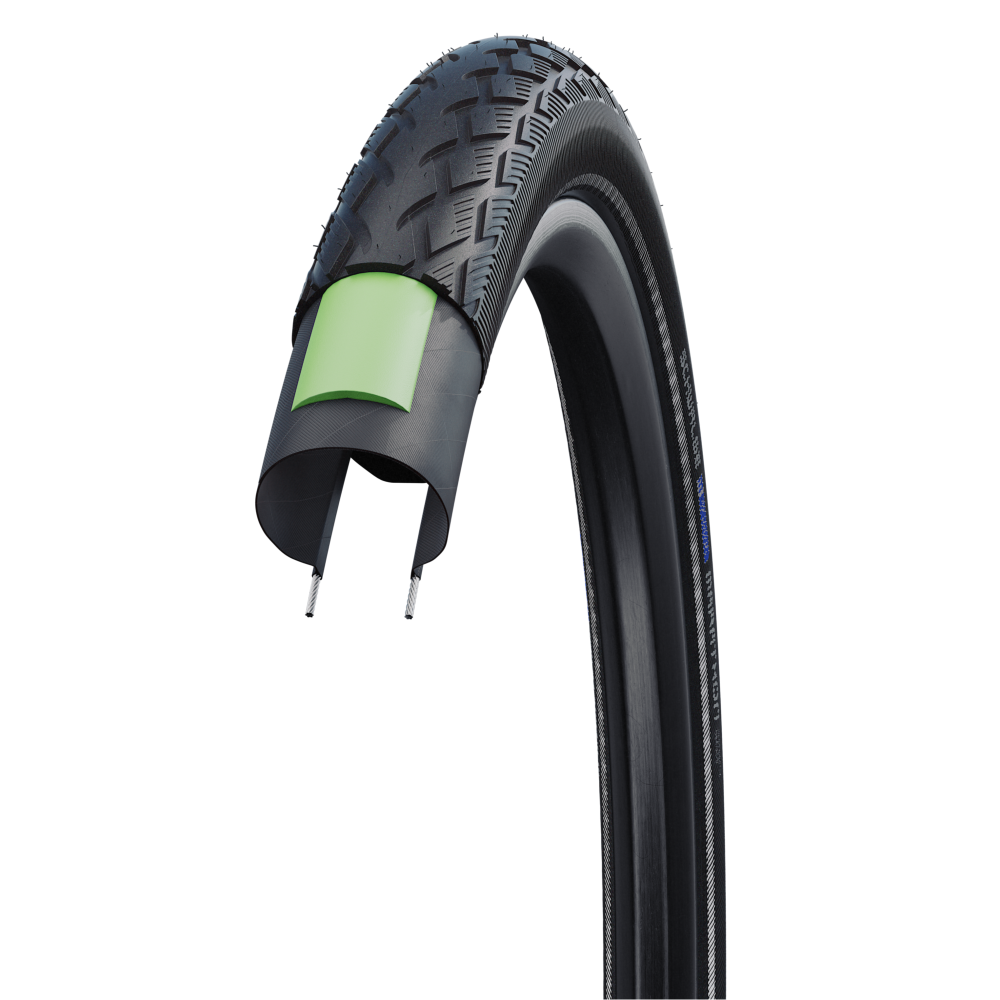 Schwalbe Green Marathon 23-622 Black-Reflex