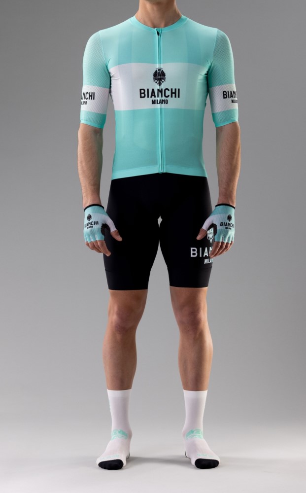 Bianchi Remastered Short Sleeve Jersey Celeste