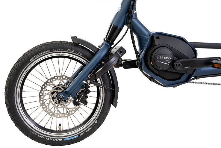 Pfautec Scoobo Smart Dreirad Azzurro Stumpfmatt