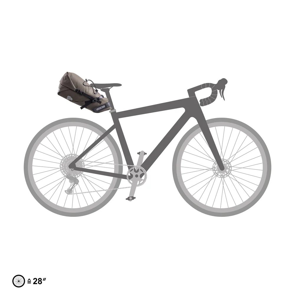 Ortlieb Seat-Pack 11 L Satteltasche dark sand