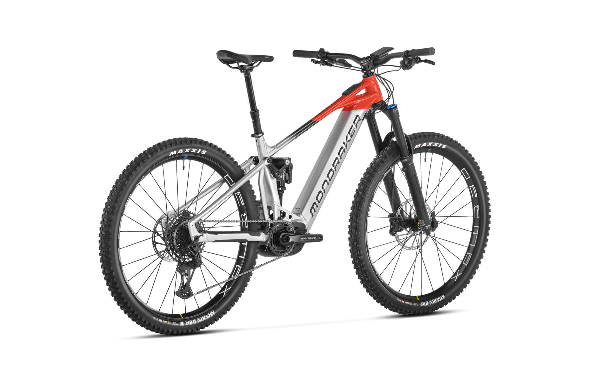 Mondraker Crafty R ED2 racing silver/flame red/vortex grey