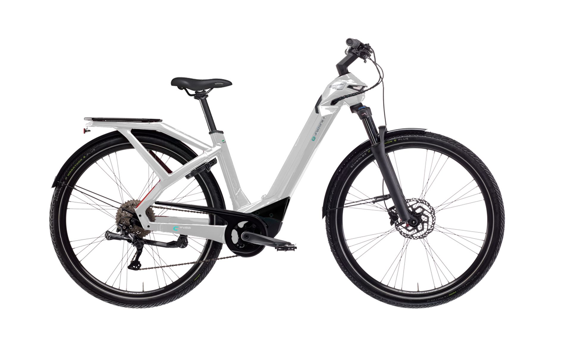 Bianchi E-Omnia C-Type Deore 10SP Bosch 500Wh Purion White Glossy 
