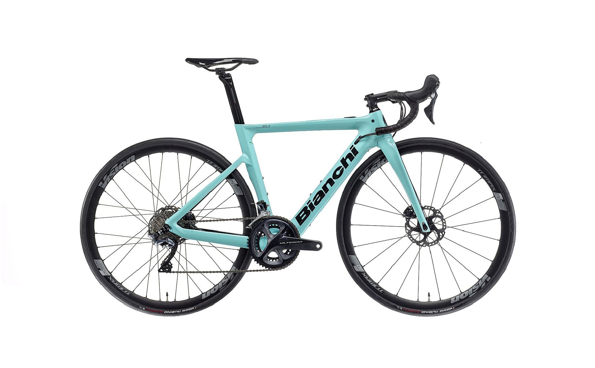 Bianchi Aria E-Road 105 12Sp x35+ Celeste/Black Full Gossy