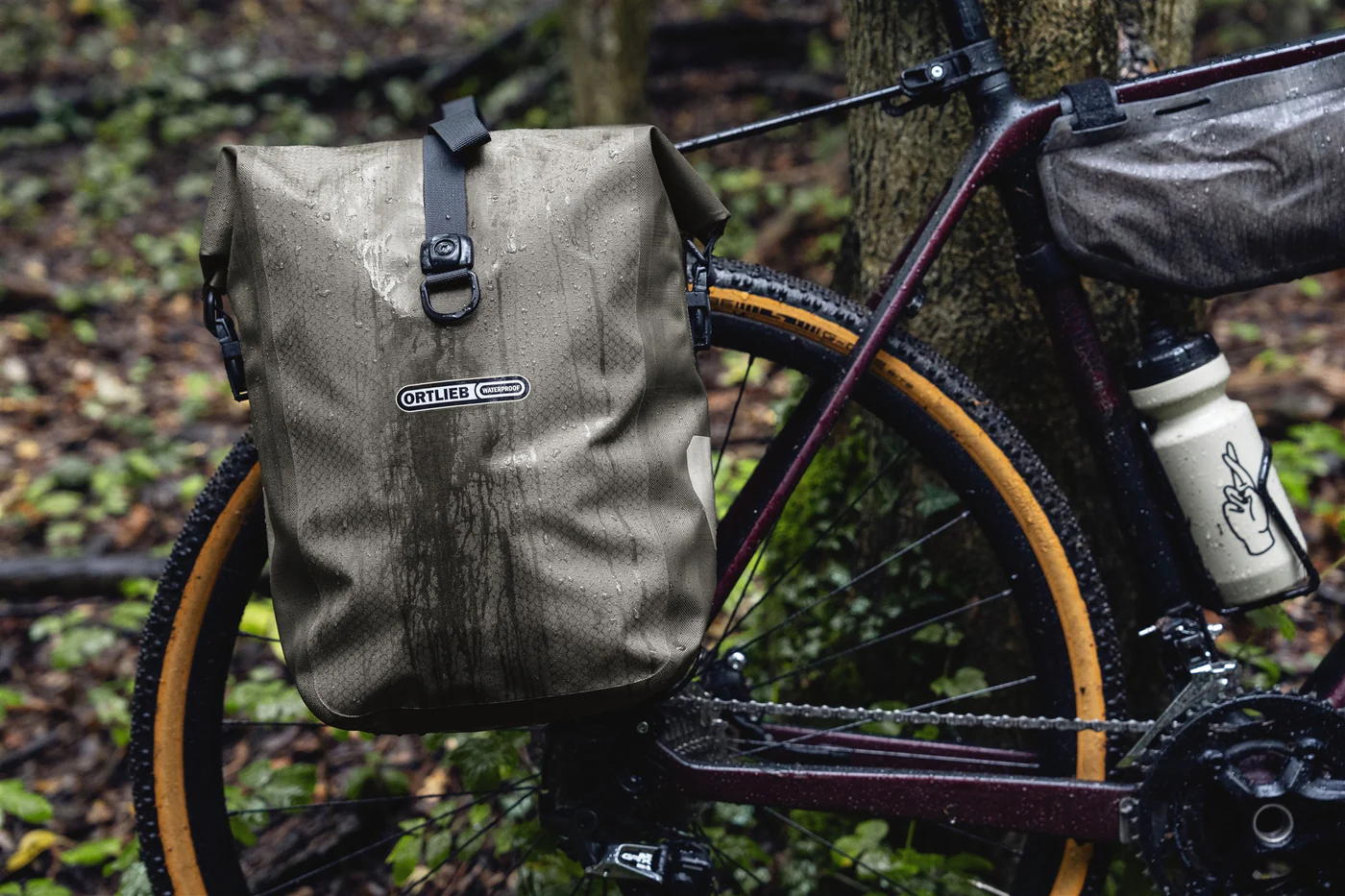 Ortlieb Gravel-Pack Quick-Lock2.1 Gepäckträgertaschen dark sand