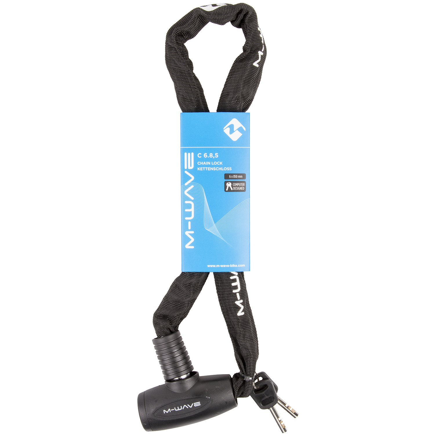 M-WAVE C 6.8,5 Kettenschloss schwarz 