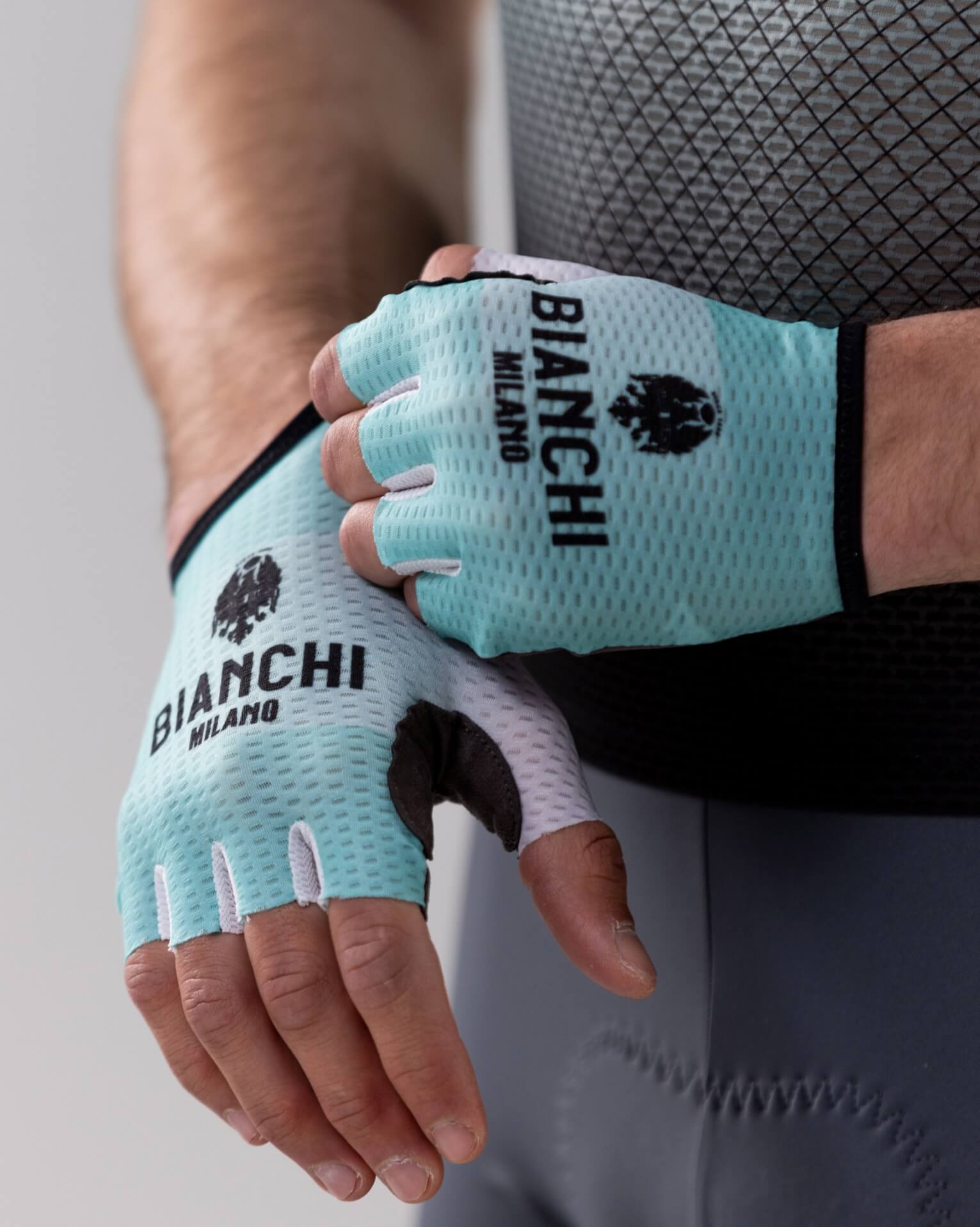 Bianchi Milano Remastered Gloves Celeste 