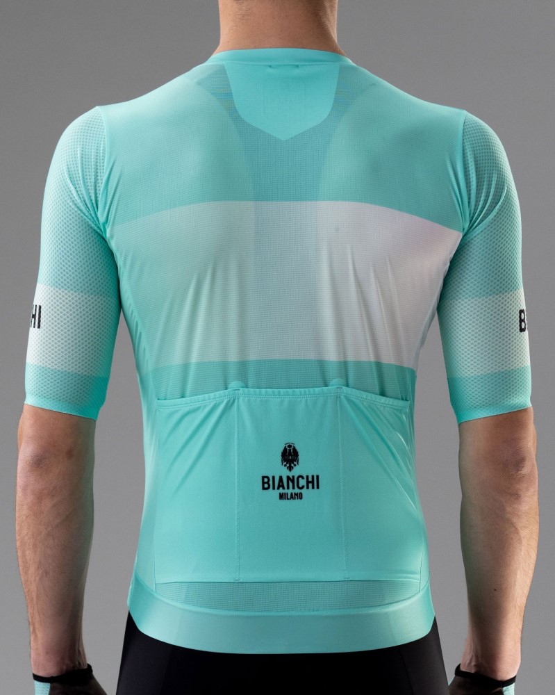 Bianchi Remastered Short Sleeve Jersey Celeste